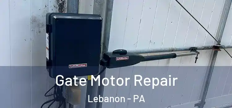 Gate Motor Repair Lebanon - PA